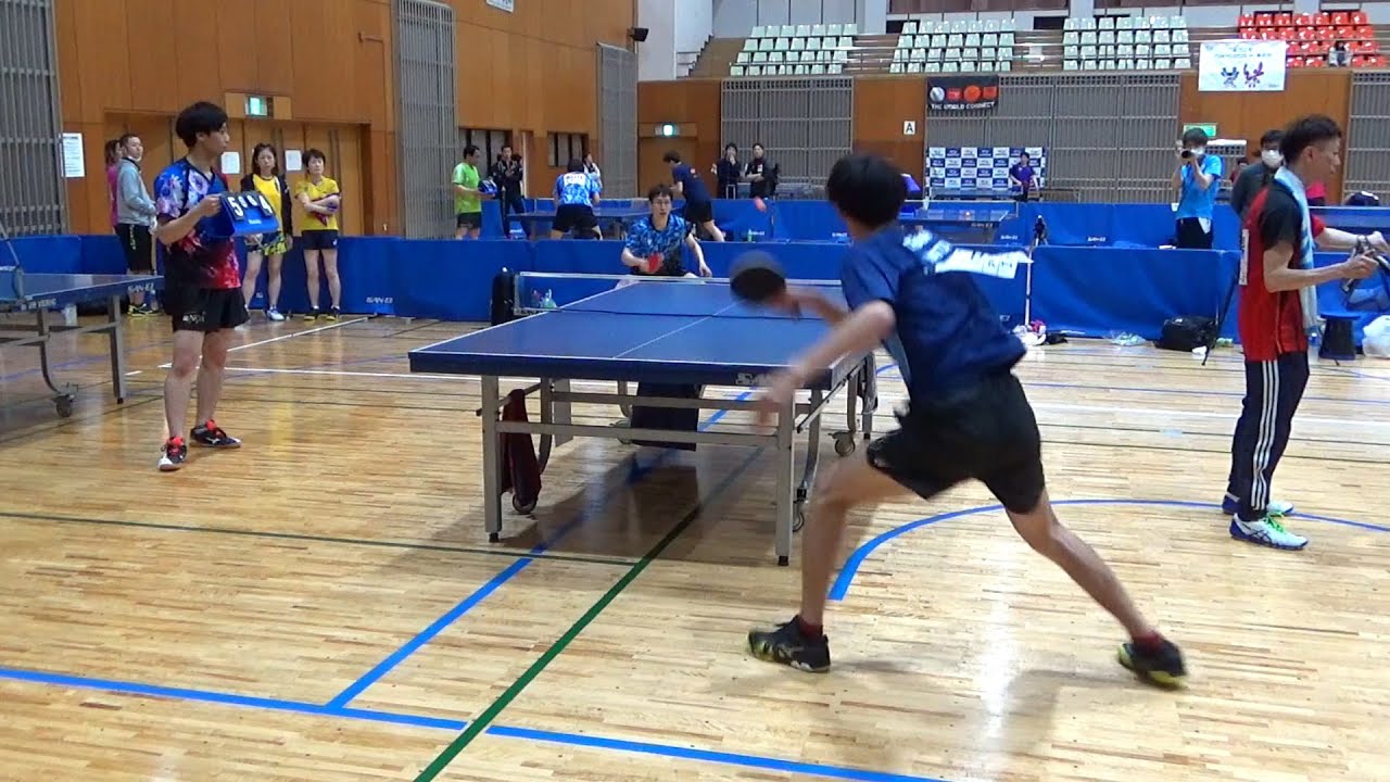 池田杯・神山杯争奪ラージボールチャンピオンシップ 新潟のカットマン 白井選手と対決