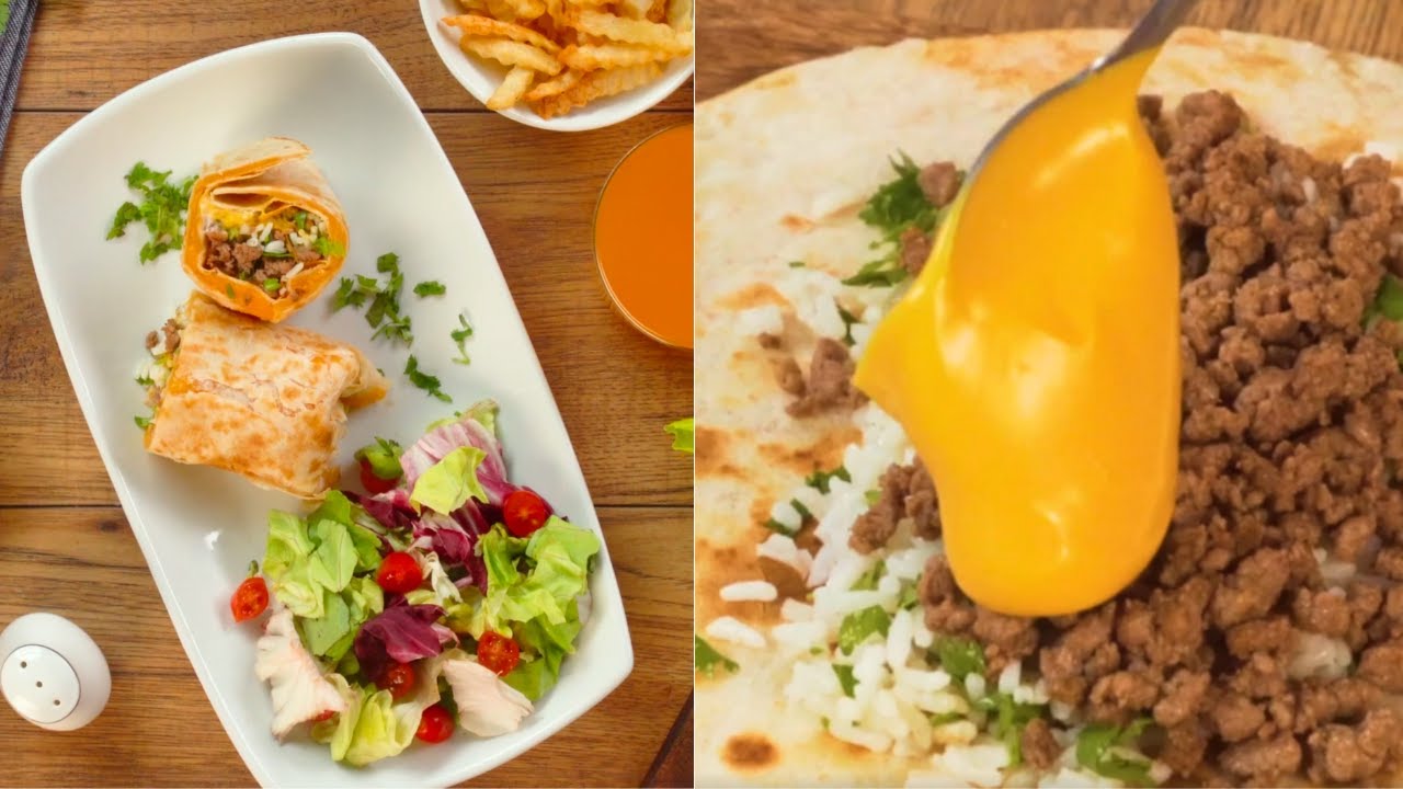 BURRITOS MAIS DELICIOSOS DO MUNDO: aprenda 3 receitas de comida mexicana  I salgados I VIX