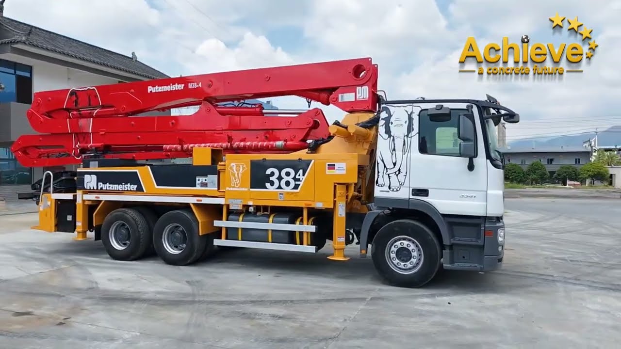 Putzmeister M38-4Z Concrete Pump after High-quality Remanufacturing