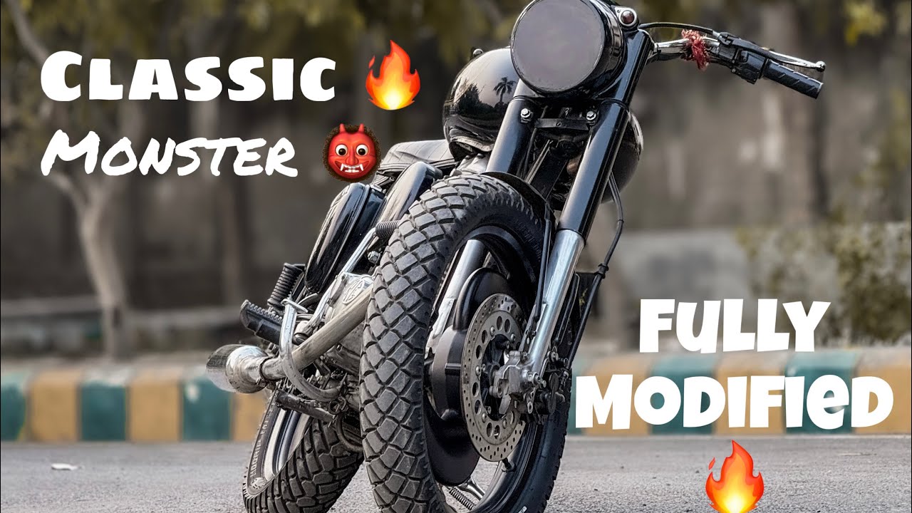 Classic fully modified 🔥monster 👹classic detail video #bullet350 #bulletmodification #trending  