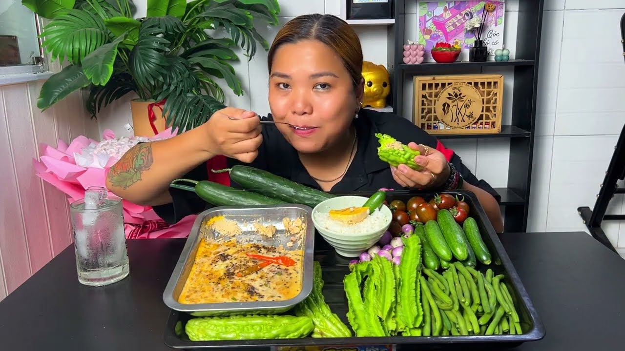 Lên Huyết Áp với Mâm Mắm Chưng Thịt Trứng  Ăn Hết Nồi Cơm |Nhà Béo TV|