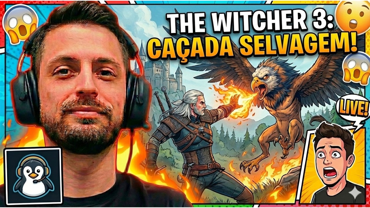 🏰 Finalmente jogando a obra-prima: The Witcher 3! (Primeira Vez)