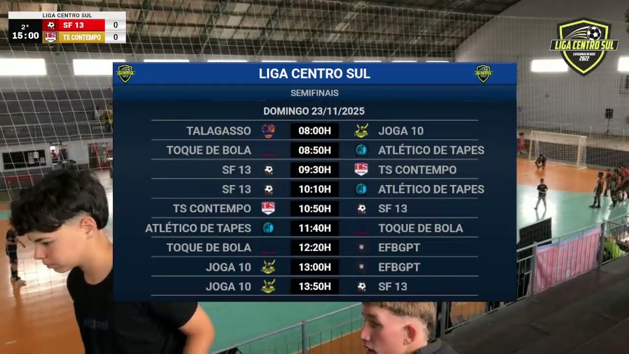 LIGA CENTRO SUL DE FUTSAL 2025 | SEMIFINAIS | 23/11/2025
