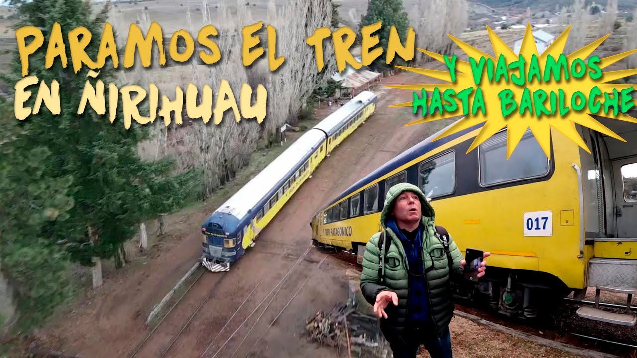 COCHEMOTOR FIAT TER SERIE 597 SERVICIO LOCAL INGENIERO JACOBACCI BARILOCHE TREN PATAGÓNICO ÑIRIHUAU