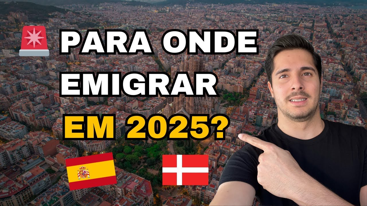 ✅  5 Pa&iacute;ses Mais RECOMENDADOS! para EMIGRAR em 2025 😎