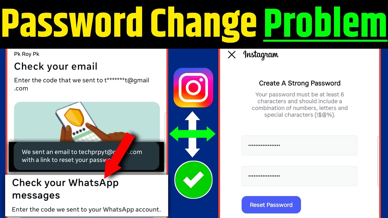Instagram forgotten password problem 2026 | Check your WhatsApp messages problem