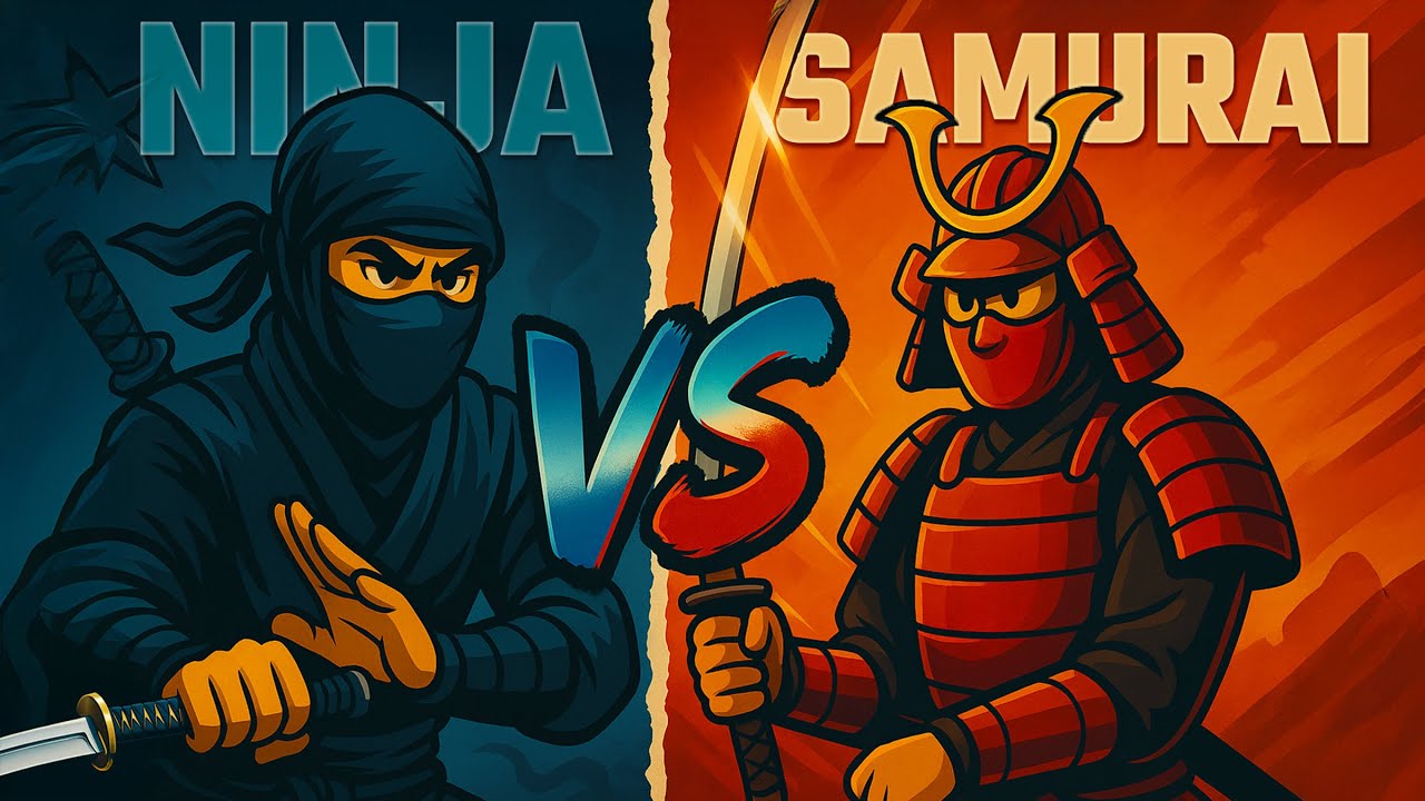 ¡Ninja VS Samurai! ¿Quién es realmente más fuerte?
