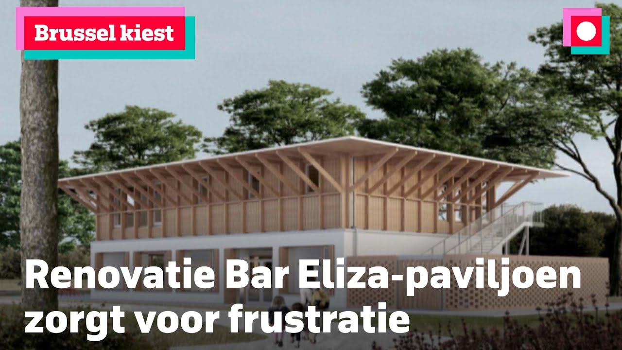 Brussel kiest: Renovatie Bar Eliza-paviljoen zorgt voor frustratie in Koekelberg | BRUZZ
