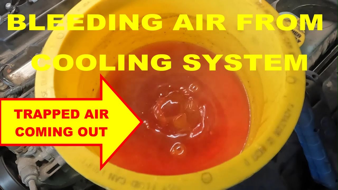 HOW TO BLEED AIR FROM A COOLANT SYSTEM WITH REAR HEAT AND A/C!