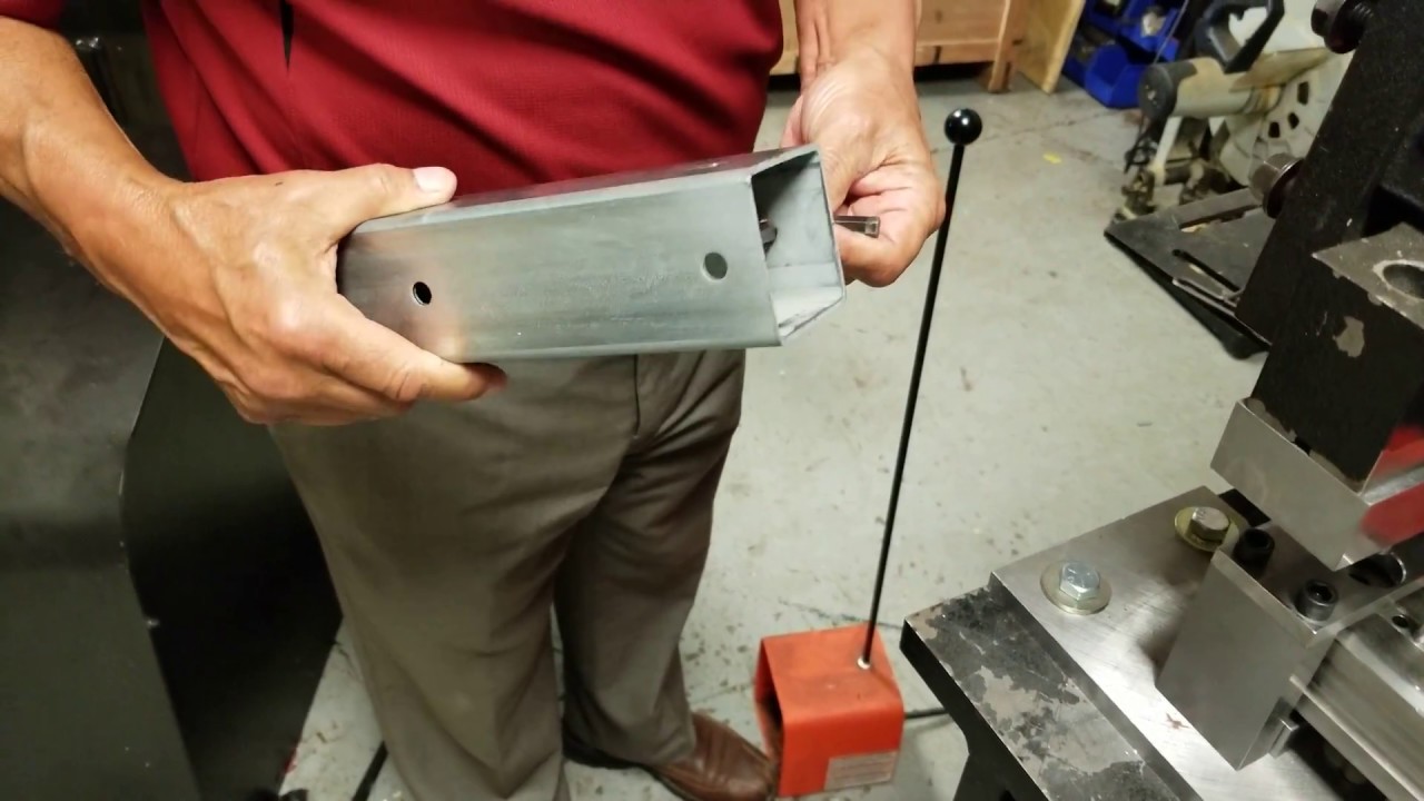 How to Punch Through Square Tubing