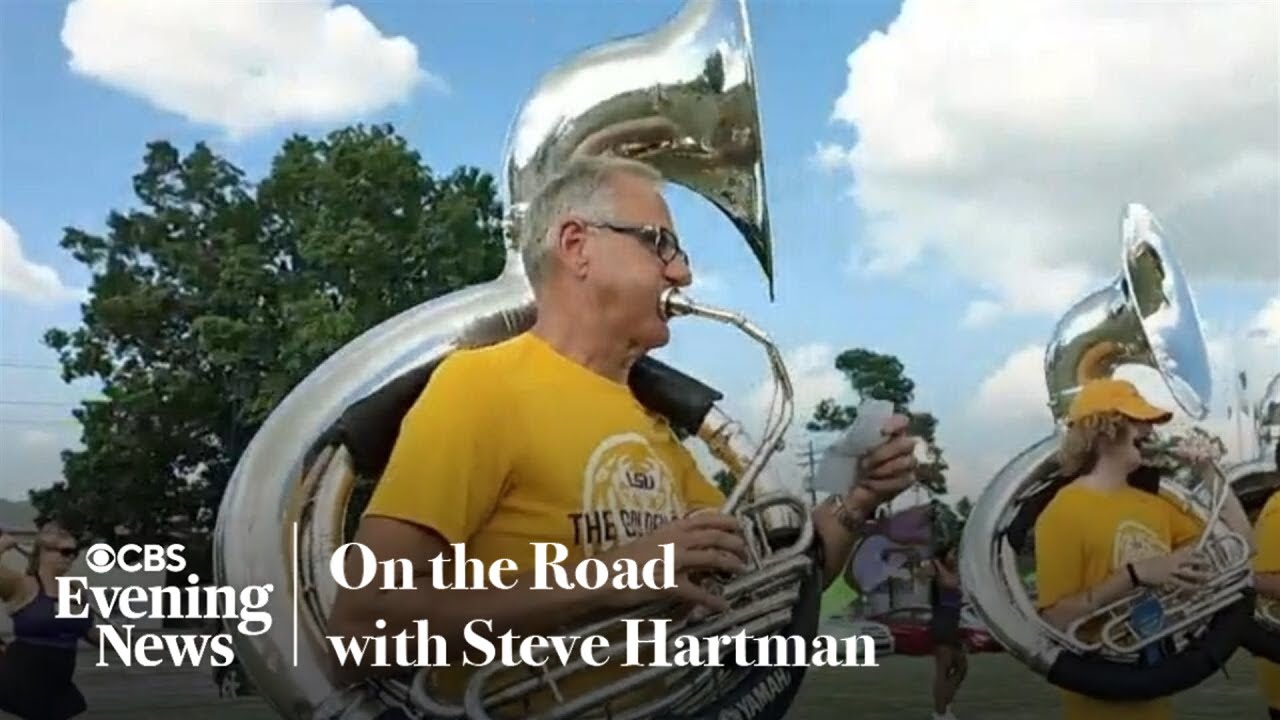66-year-old achieves dream of making the LSU marching band