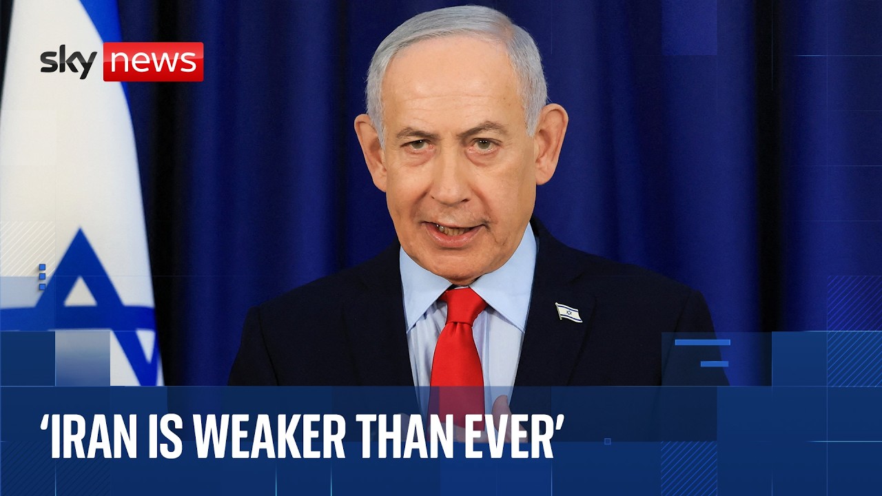 Israeli PM Benjamin Netanyahu holds news conference on Iran war