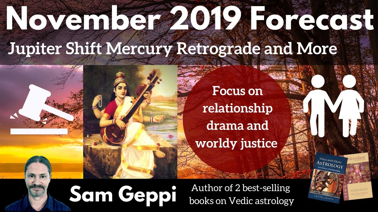 November 2019 Forecast - Jupiter Shift Mercury Retrograde and More