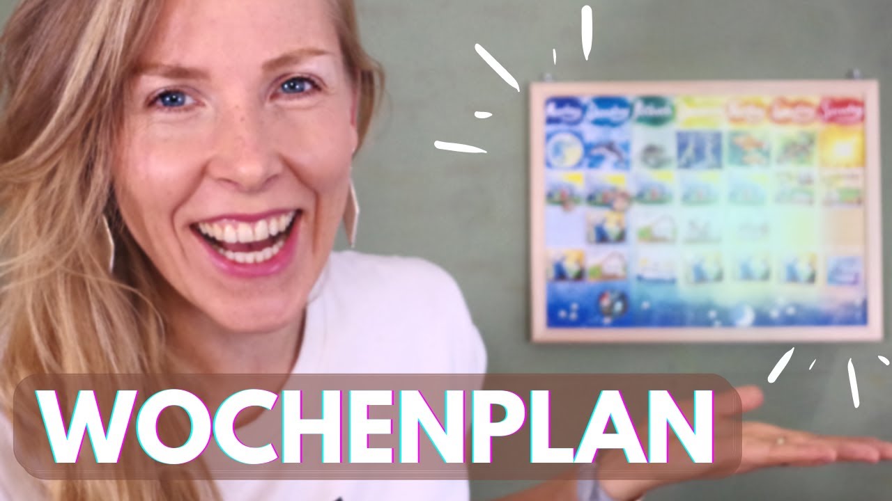 Wochenplan für Kinder - DIY oder ausdrucken