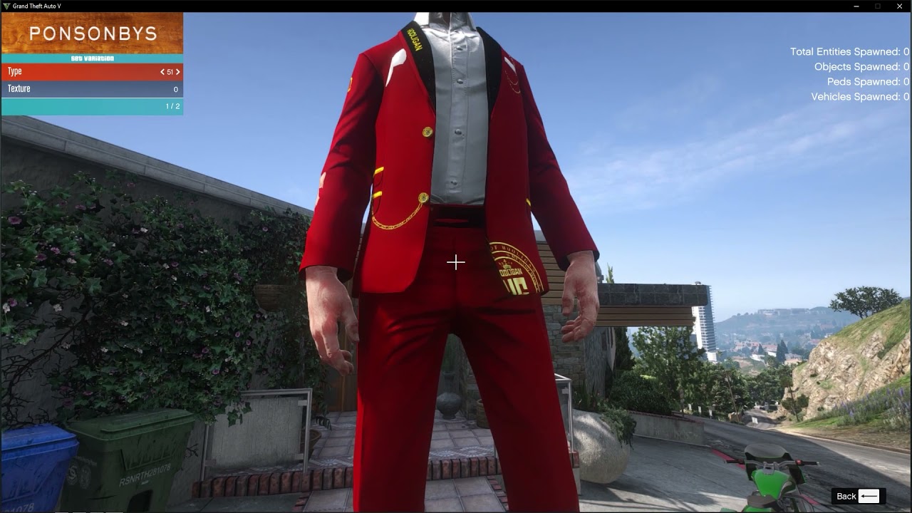 GTAVPhotoClass Ep.5 : ลงสูท+เข็มขัดMOD