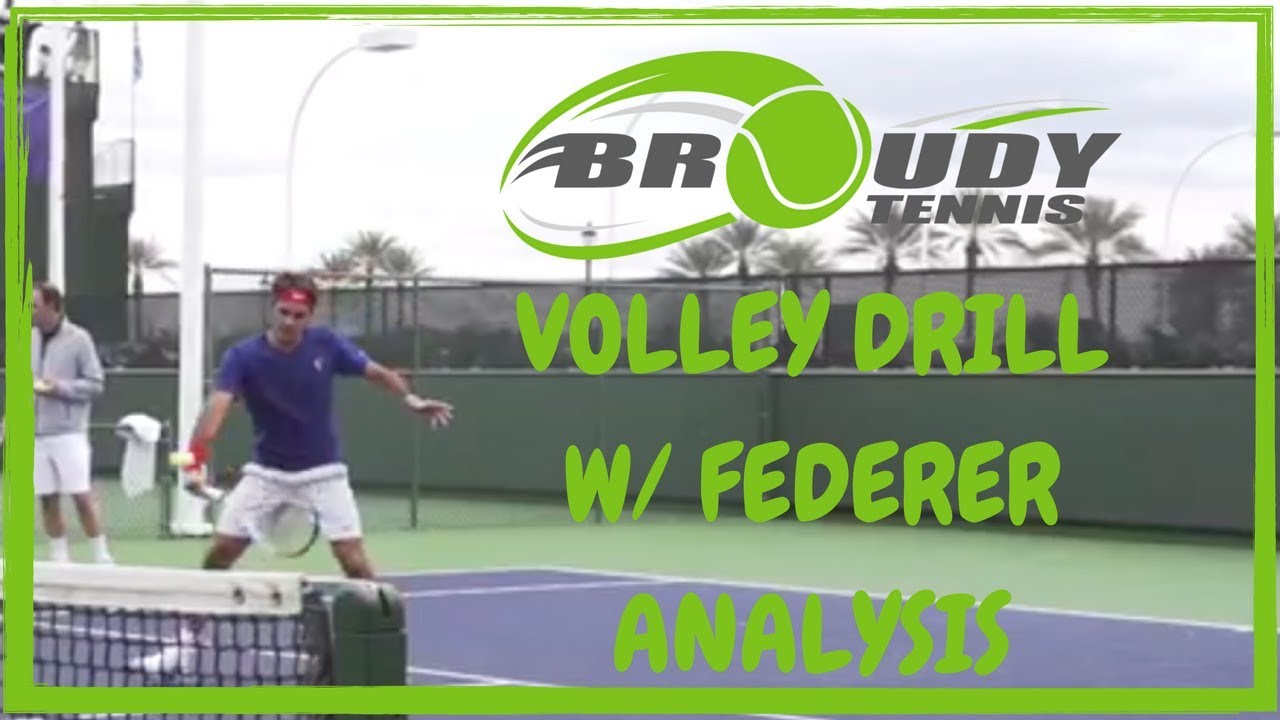 Tennis Volley Drill | Improve Touch & Feel (Federer Breakdown)