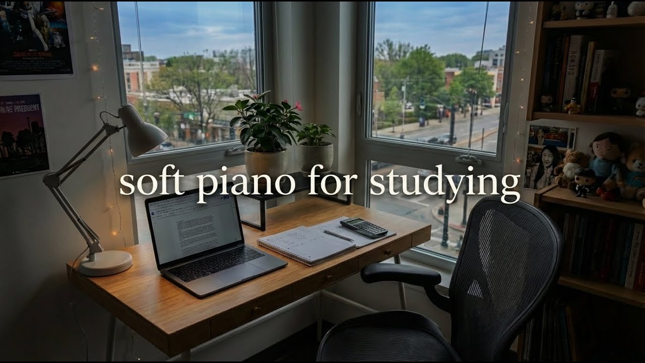 spring midterms 🌱 soft piano for quiet focus & studying