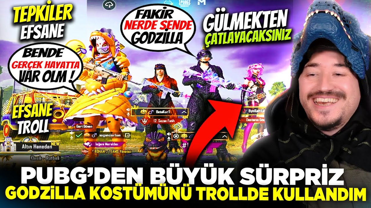 Troll Yapmam İçin Pubg Mobile Bana Kıyafet Gönderdi - Takımı Çileden Çıkarttım @PUBG MOBILE Türkiye
