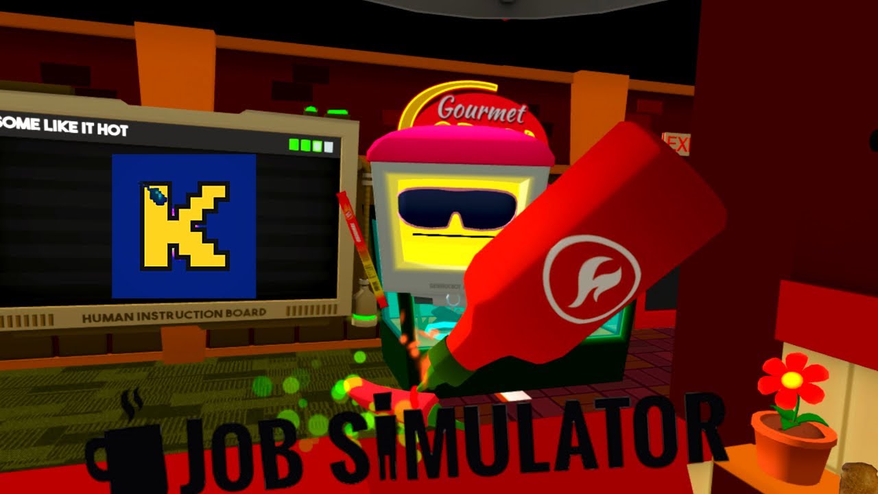 Job Simulator Funny Moments | TOO HOT TOO HOT! 