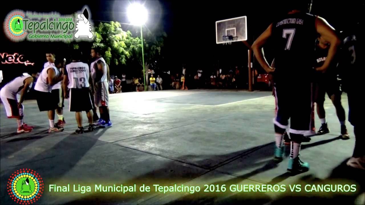 Final de Basquetbool Guerreros VS Canguros  Liga Municipal de Tepalcingo 2016