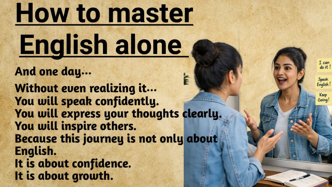 Master your English alone ✨ | The ultimate english learning guide | #english 