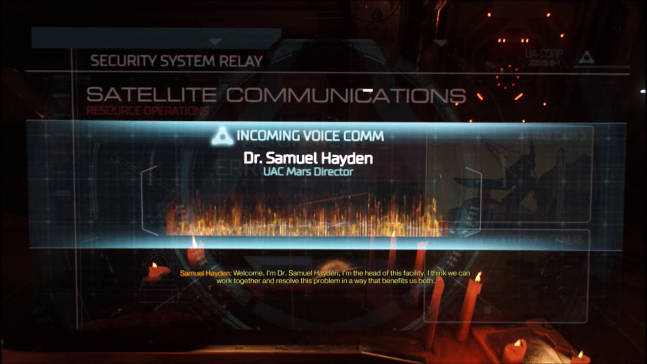 DOOM 2016 Quote: Samuel Hayden 