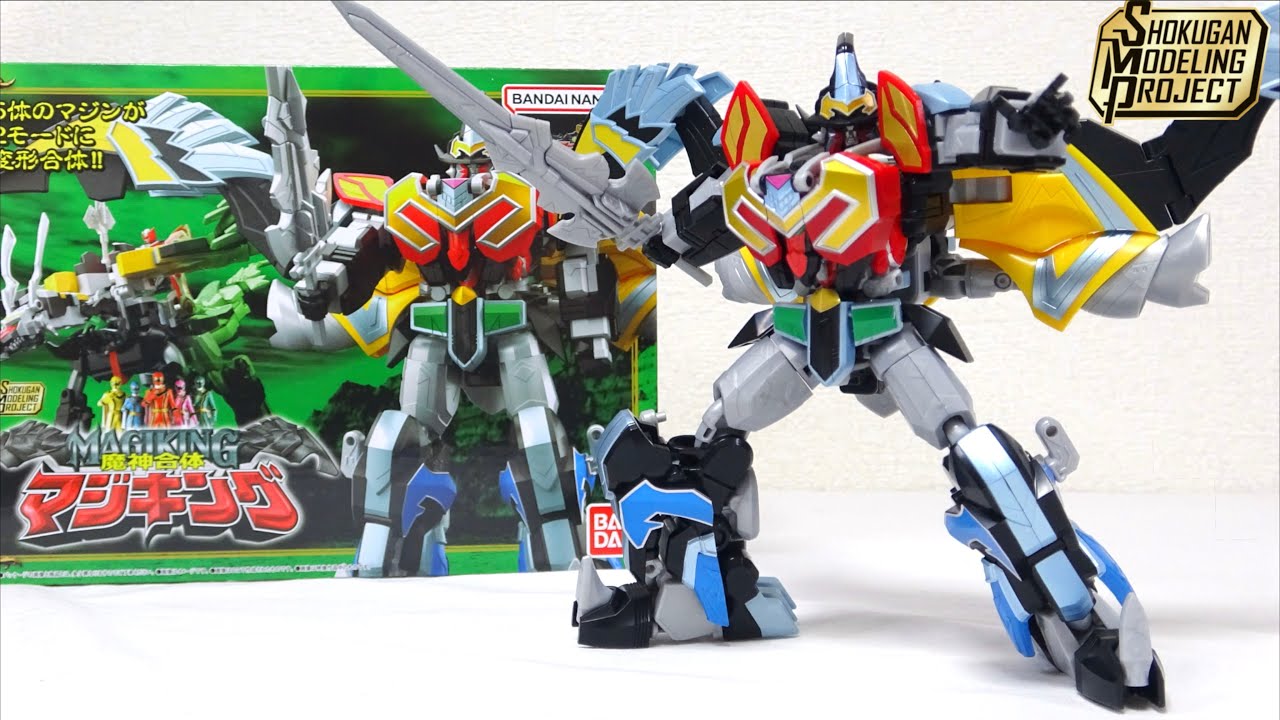 最高傑作を更新！【SMP 魔法戦隊マジレンジャー マジキング】ヲタファのミニプラレビュー / Magiranger Magi King Mystic Force TITAN MEGAZORD