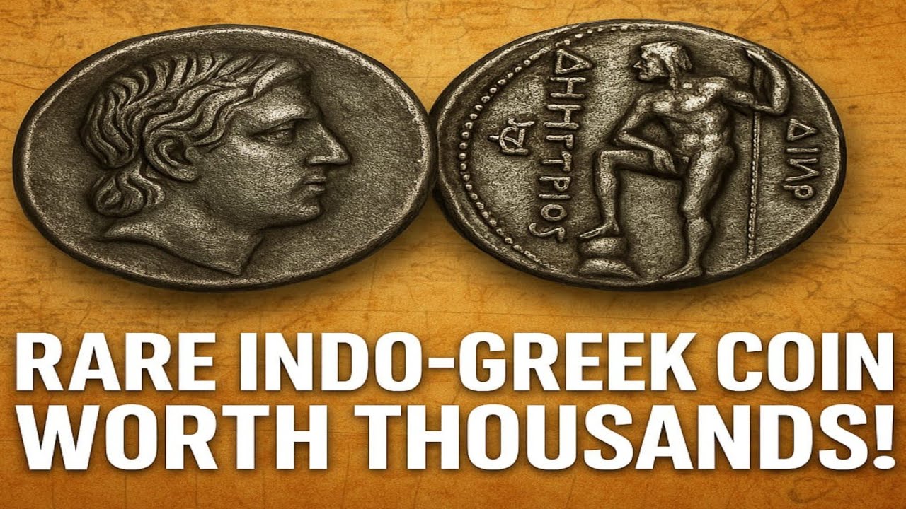 🪙 Indo-Greek Rare Coin &ndash; The Mysterious Blend of Greek Kings & Indian Heritage | TimeCoins