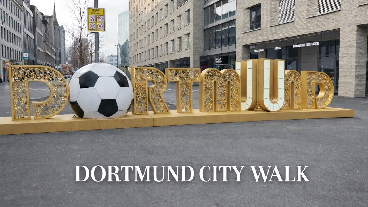 Германия: прогулка по Dortmund / Germany: Dortmund City Walk