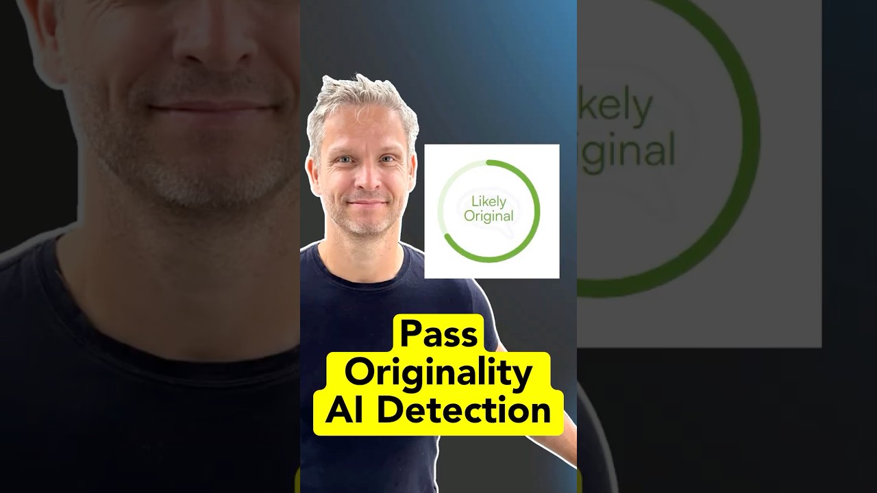 Pass Originality AI Detection with this prompt!  #jespernissenseo