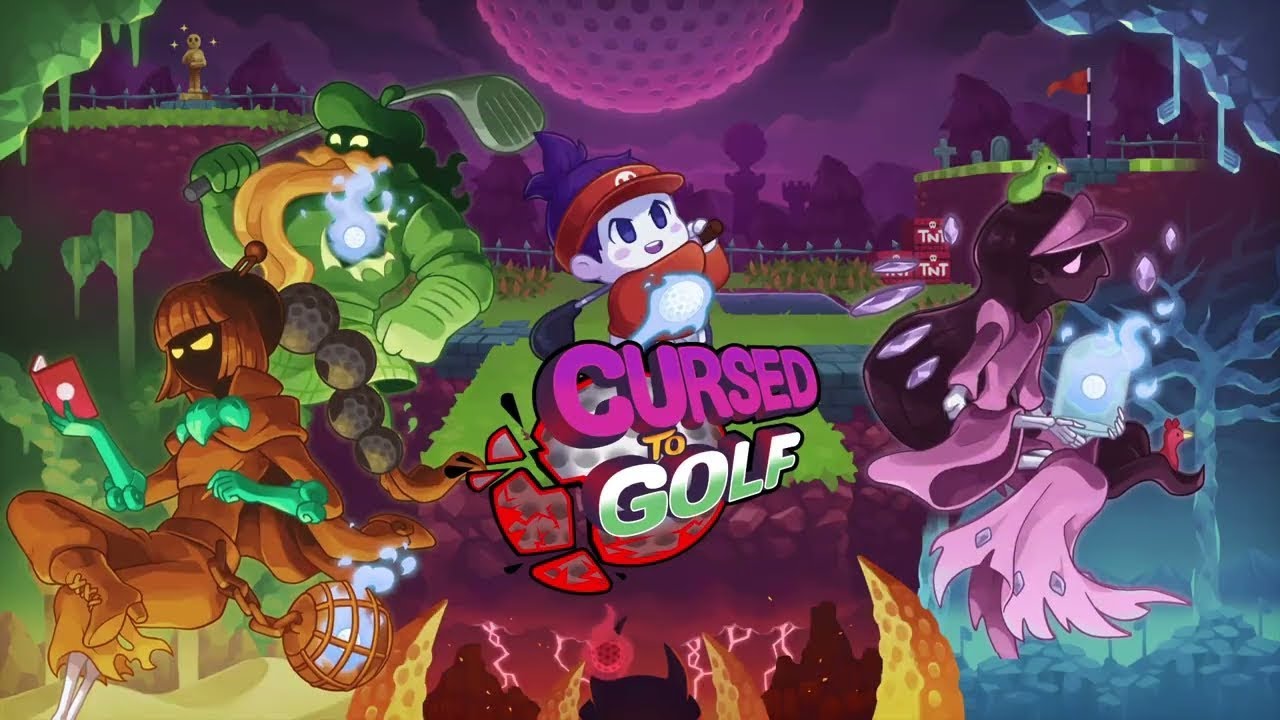 Cursed to Golf Gameplay First Holes (Nintendo Switch) Ultimate Selects