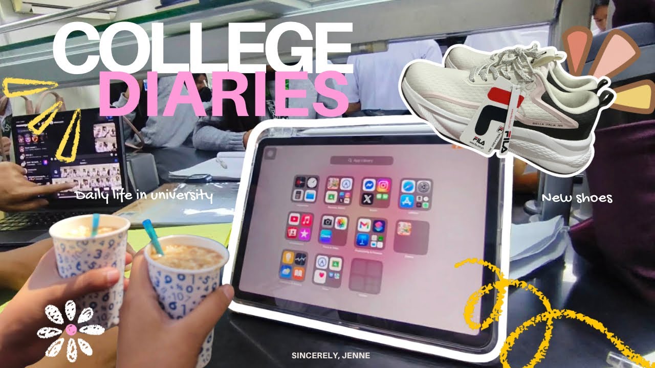 COLLEGE DIARIES | A day in my life ˚˖𓍢ִ໋❀ 💕