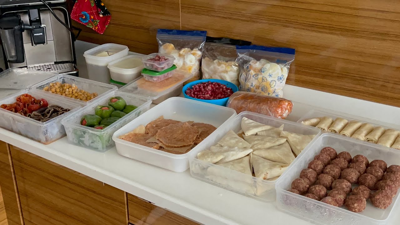 Ramazan İçin Dev Buzluk Önerileri börek köfte tavuk döner kuru dolma kemik suyu