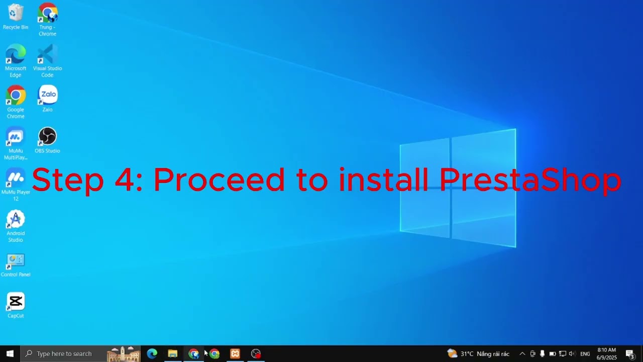 How to Install XAMPP and PrestaShop 9