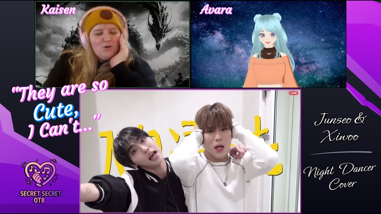 'imase NIGHT DANCER(BIG Naughty Remix)' Cover by JUNSEO & XIWOO | Cuteness Overload | SSOT8 Reaction