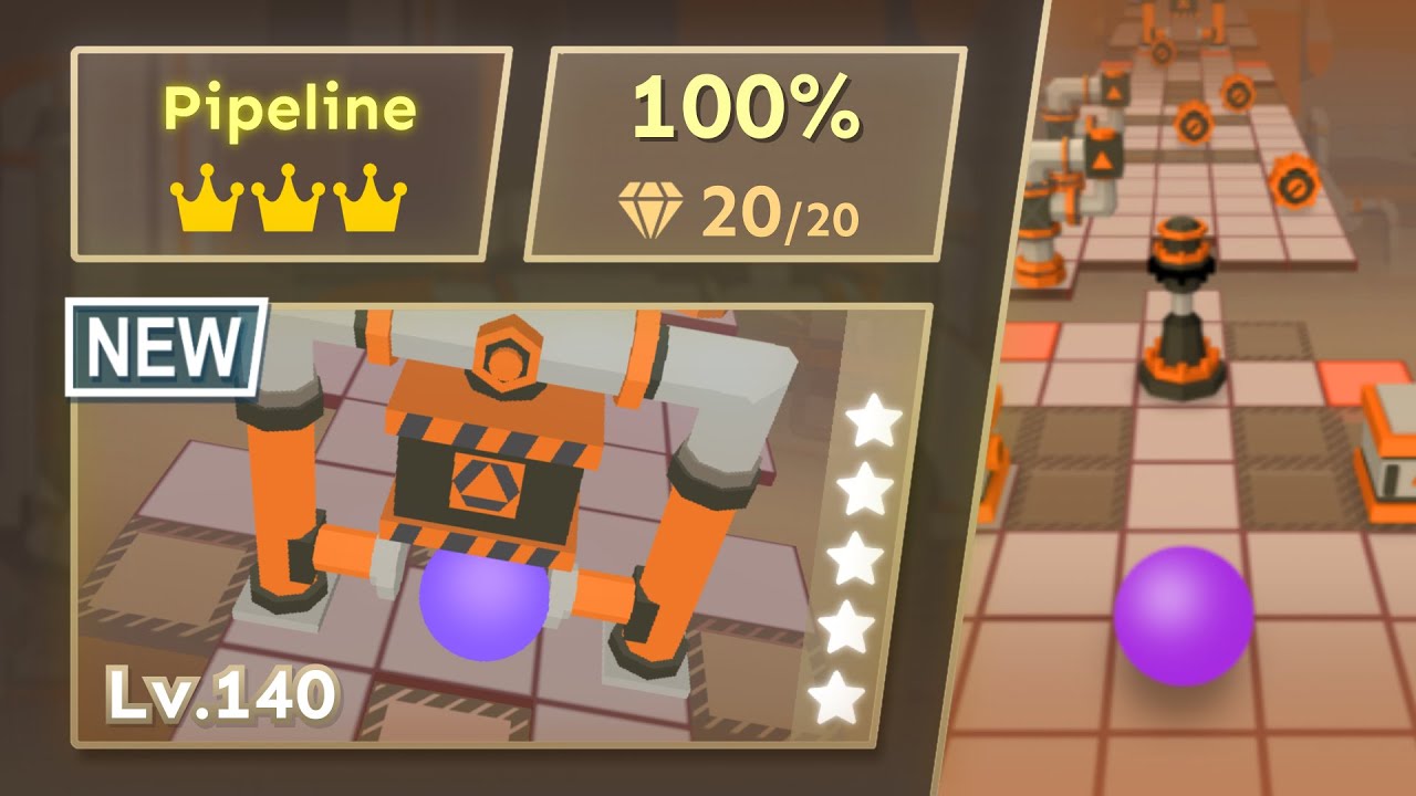 Rolling Sky - Pipeline w/ Handcam [Perfect Way] ✩✩✩✩✩✩