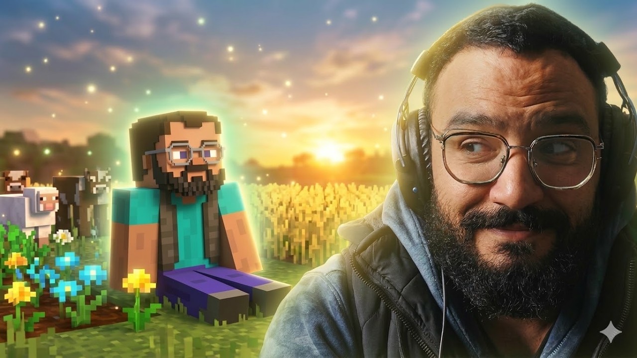 سهرة ماين كرافت صباحي (اول مرة العبها) 😂🔥⚔️  | Minecraft