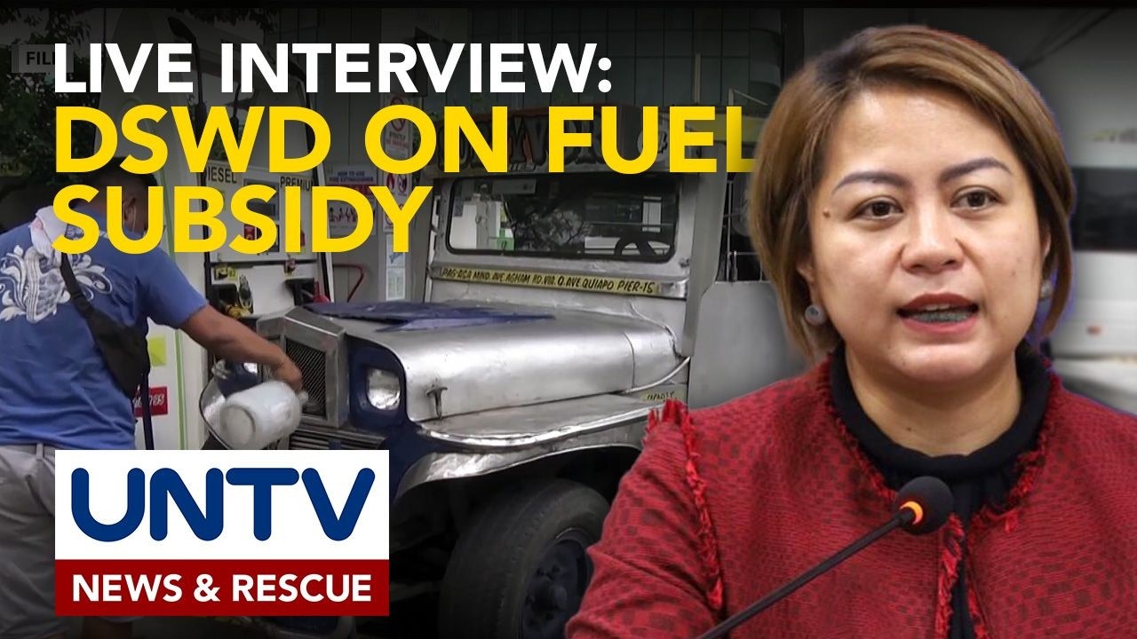 LIVE INTERVIEW: DSWD Asec. Irene Dumlao on the implementation of fuel subsidy