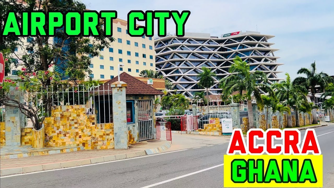 ACCRA AIRPORT CITY, see what has changed  Walking Tour, GHANA, AFRICA