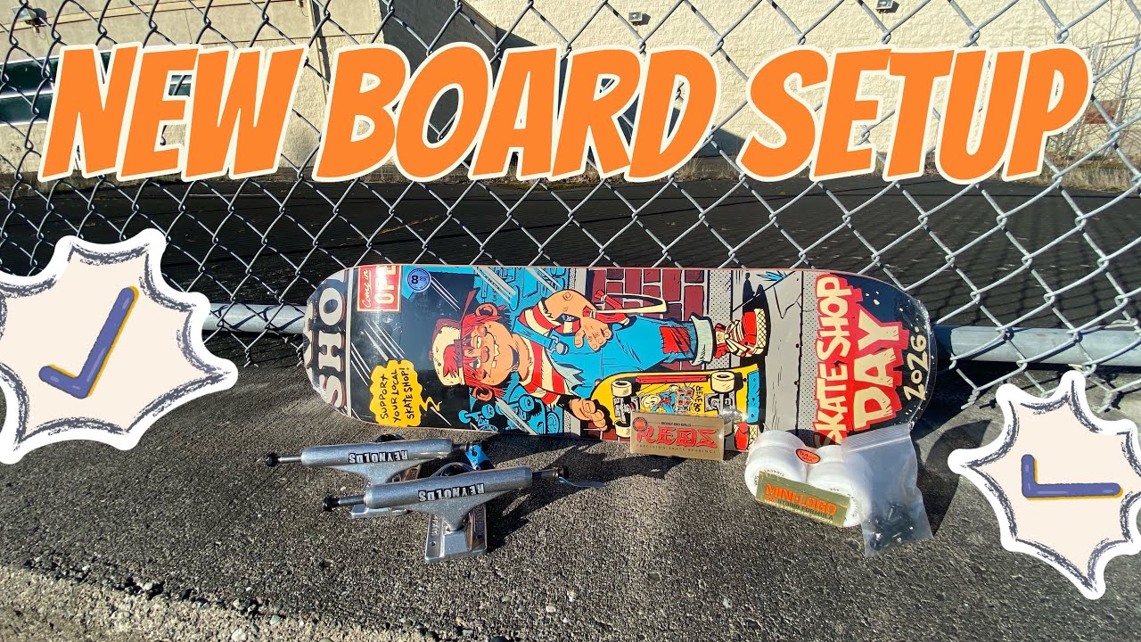 New board setup| first time griping a board