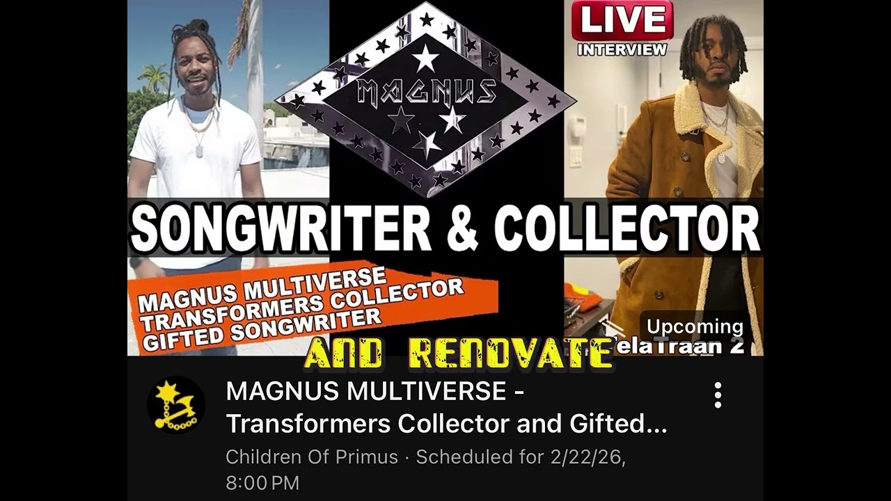 Magnus and @childrenofprimus Live stream!! Be there and share your thoughts with us!!