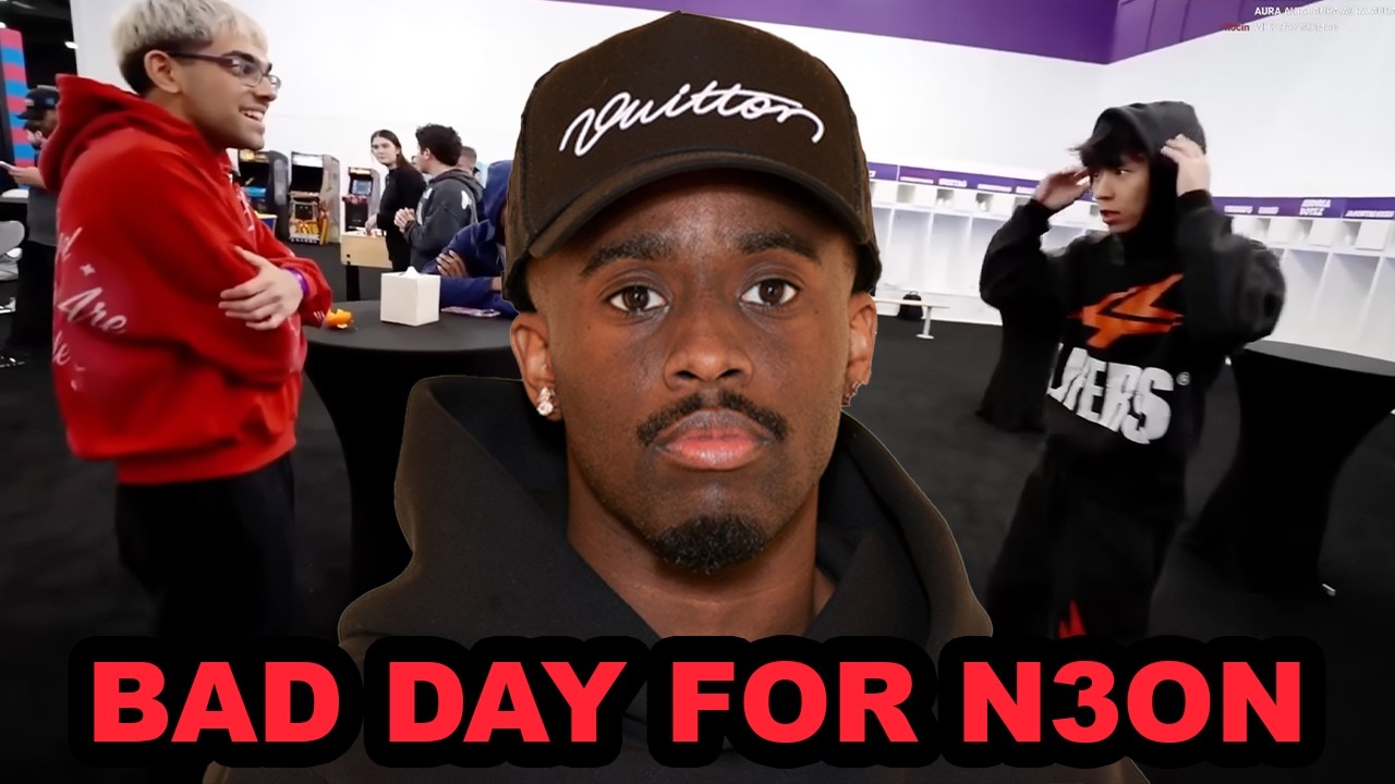 N3on Almost Fights Ray at MrBeast Games Then Things Got Worse!