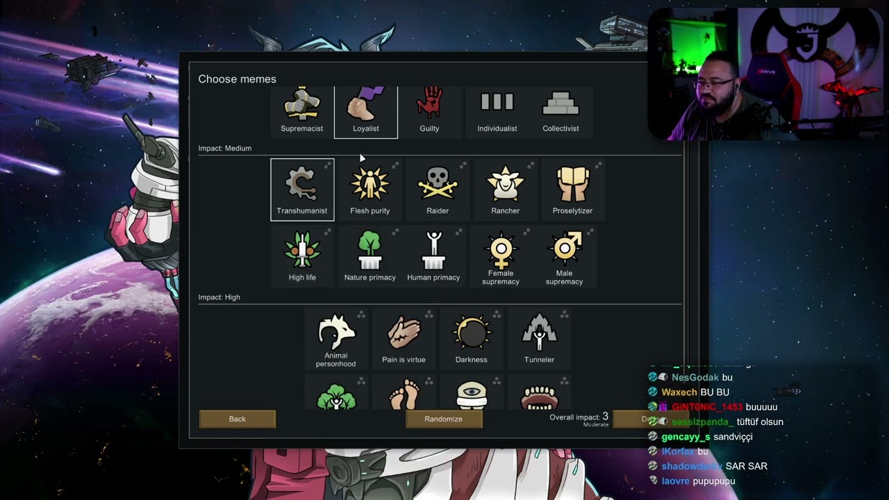 Jahrein Rimworld Biotech oynuyor. 5 SAAT!
