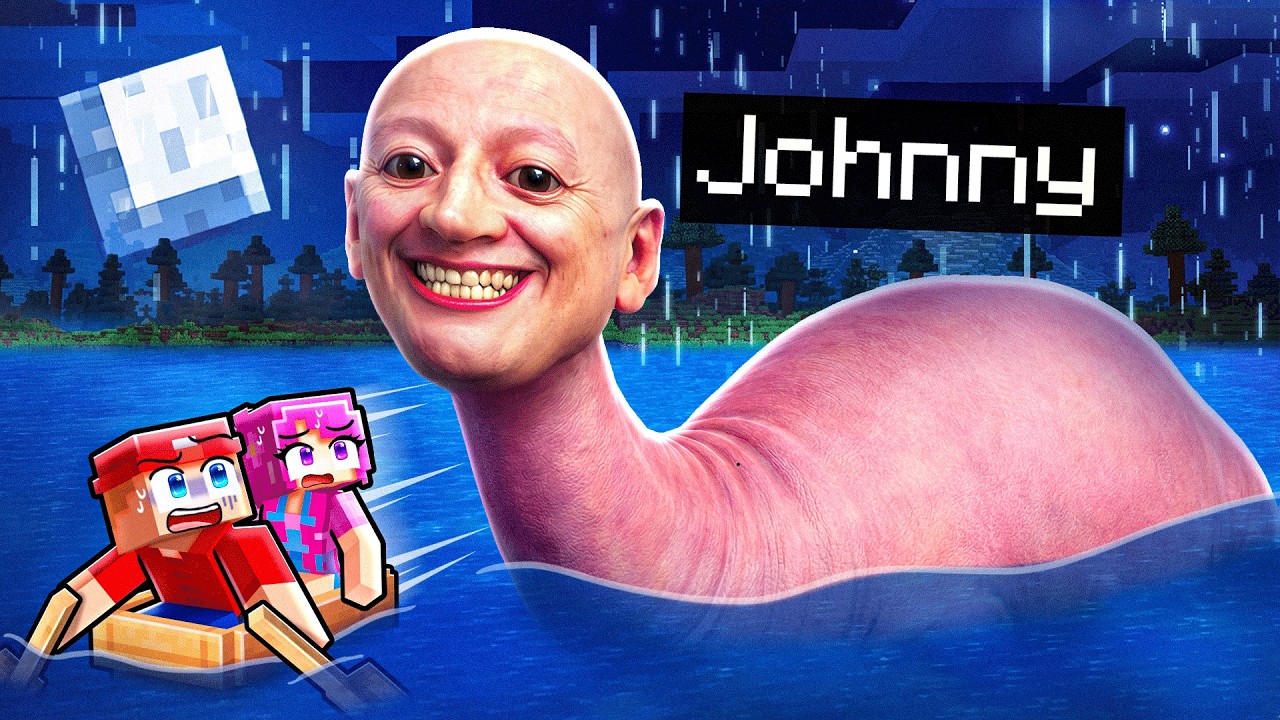 I Trolled My Friends With HUMAN HEAD SEA MONSTER in Minecraft!