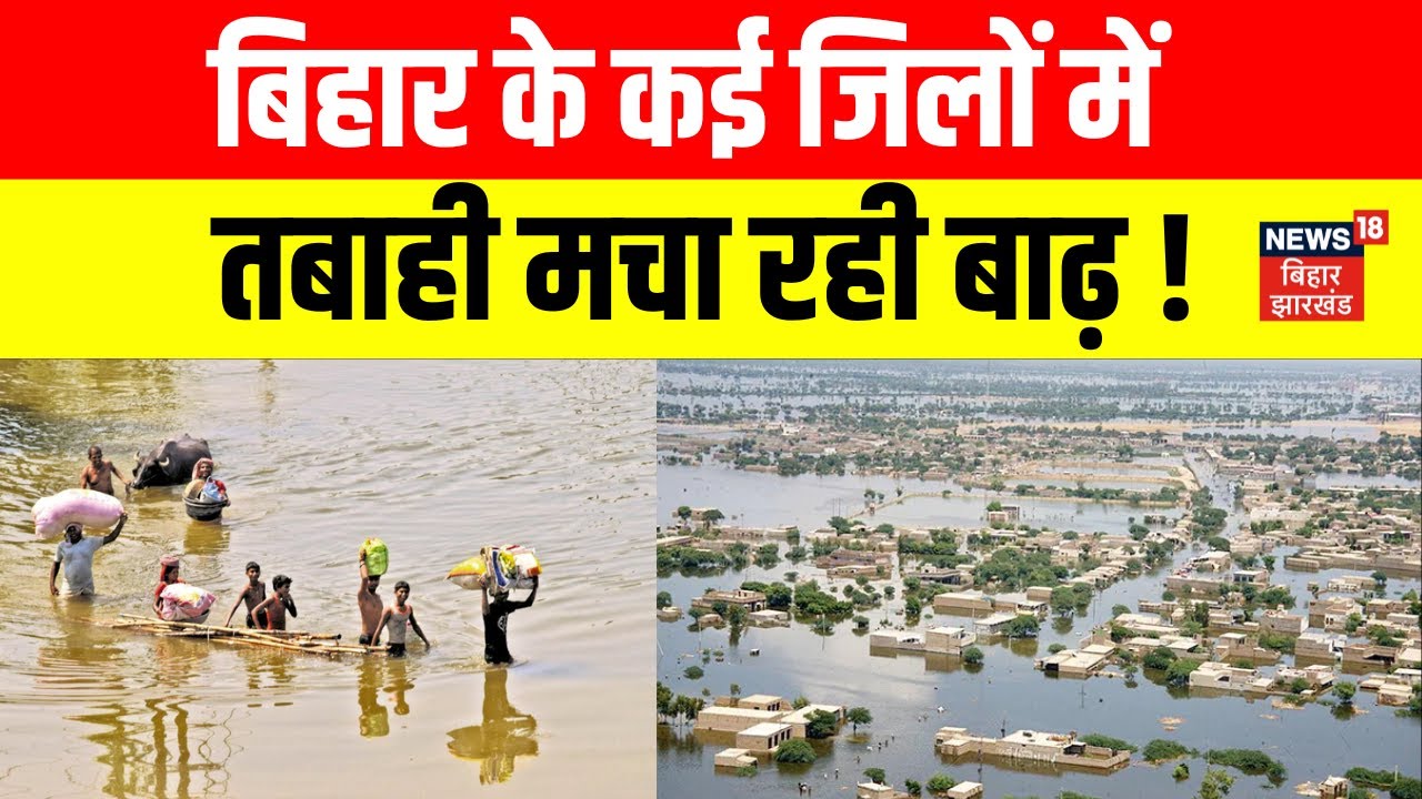 Bihar Flood : बिहार के कई जिलों में तबाही मचा रही बाढ़ | Bhagalpur Flood | Ganga Water Level Increase