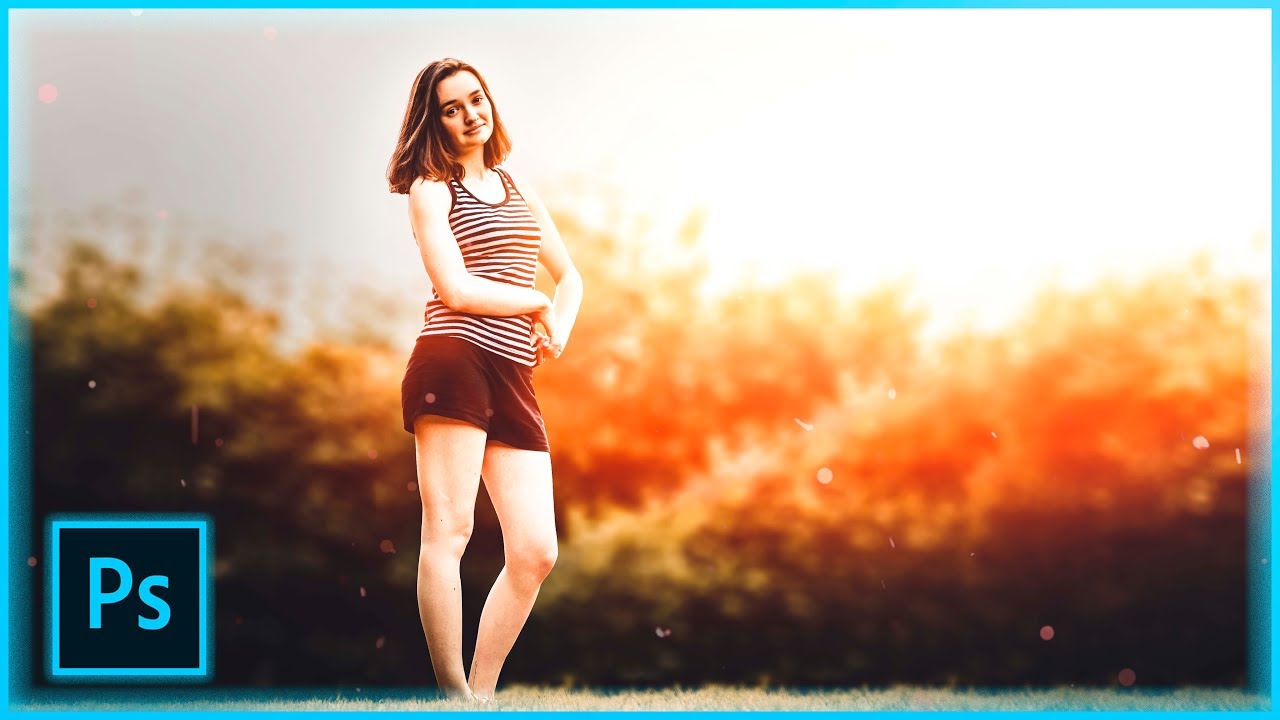 Créer un FAUX COUCHER de SOLEIL sur Photoshop CC