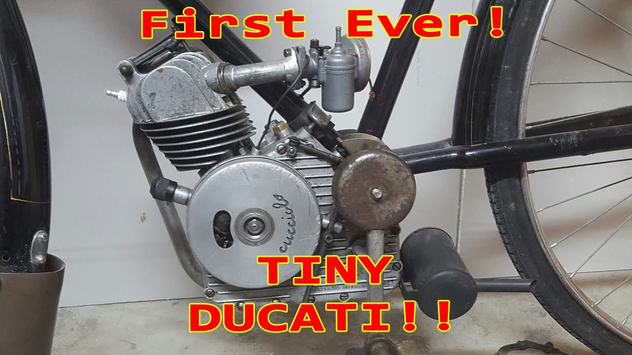 Vintage Ducati Cucciolo Rebuild attached to a BSA pushbike frame (past Project)