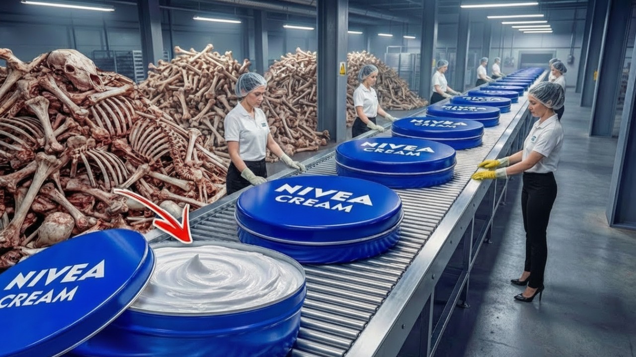 🔥 From Animal Bones to Luxury Creams 🦴💎 | Inside the Raw Factory Full Process Revealed!