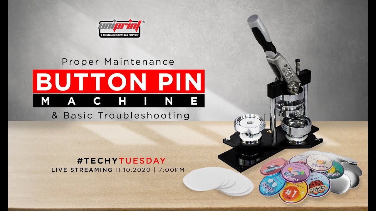 FB LIVE STREAMING: Proper Maintenance and Basic Troubleshooting of Button Pin Machine