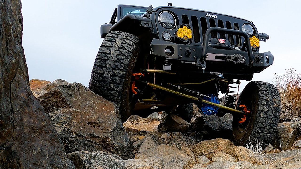 Full Flex OFF ROAD Test of my new Jeep 4.5&rdquo; Lift Kit
